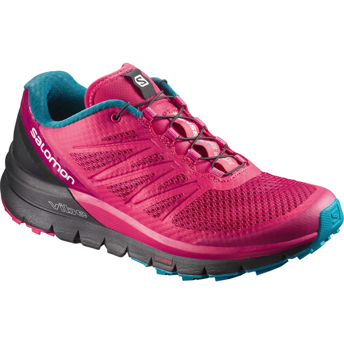 SALOMON SENSE PRO MAX W Philippines - Women's Trail Running Shoes - Pink Black | 715682-USR